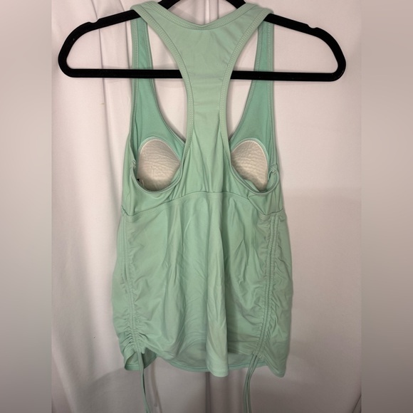 Light Mint Racerback Tank Top Tankini Top - Picture 3 of 4